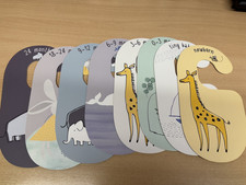 8pcs Wooden Baby Wardrobe Dividers Newborn to 24 Months Clothing Organizer