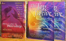 Praise & Worship Church Sheet Music HERE I AM TO WORSHIP ~ TOP TWELVE (lot of 3)