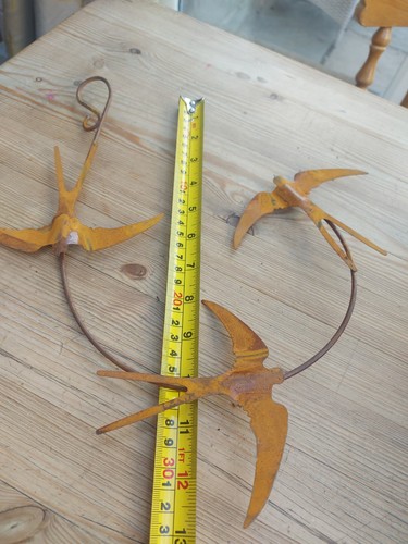 Hand made forged wall hanging - hand,
