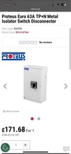 Proteus Euro 63A TP+N Metal