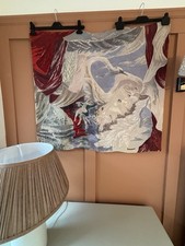 JACQMAR. 1940'S VINTAGE  SCARF -LE LAC DES CYGNES-BALLET SWAN LAKE