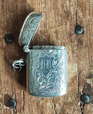 Silver Vesta Case Box