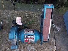 Bench Grinder Sander Clarke 6" Grinding wheel CBG6SB tools DIY builder workshop 