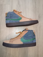 Size 9.5 - Nike Zoom Blazer Premium SB Mid Legend Dark Brown Obsidian