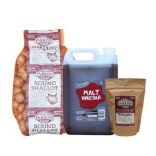 Shallot Pickling Kit - Pickling Shallots 4kg + Malt Vinegar + Pickling Spice