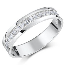 9ct White Gold Eternity Ring