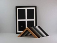 Suits Four 5x7" photos. 30x40cm. Wooden Multi Aperture Photo Frame.