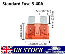 Blade Fuses Standard Fuse Amps