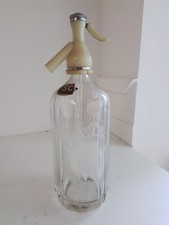 Vintage Schweppes Glass Soda Syphon Bottle Retro