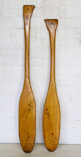 Vintage wooden paddles kayak - wooden,