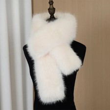 180cm Faux Fur Long Scarf Soft