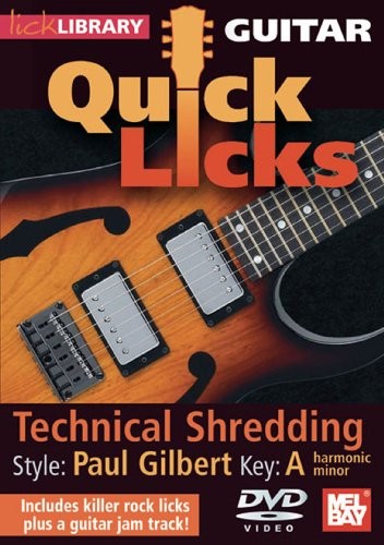 Lick library paul gilbert - lick, library: