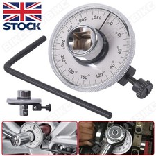 Torque Angle Gauge 1/2" Drive 360 Degree Rotation Scale Gauge Socket Ratchets