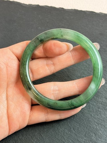 Natural african jade bangle - jade,