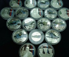 2010 BATTLE OF BRITAIN .925 SILVER PROOF £5 COIN GUERNSEY JERSEY & COOK ISLANDS