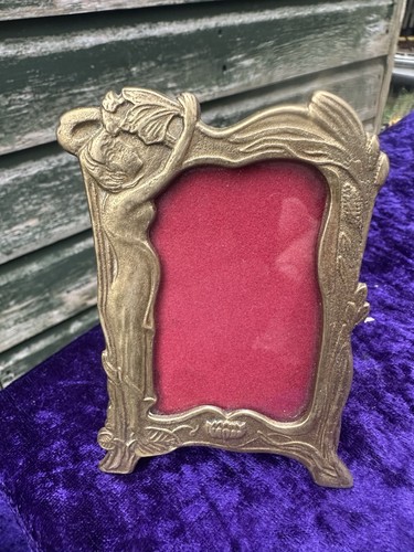 Vintage small brass art - small,