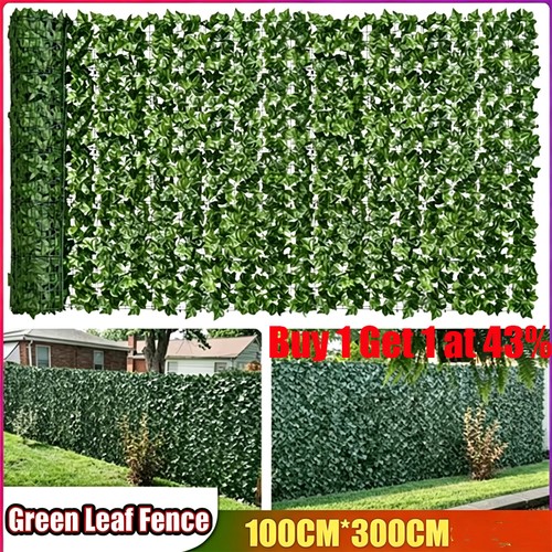 Artificial faux ivy leaf hedge - leaf,