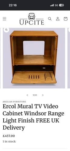 Ercol windsor cabinet - windsor, tv