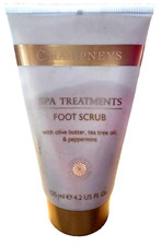 Champneys Spa Treatment Foot Scrub 125ML olive butter, tea tree oil, peppermint