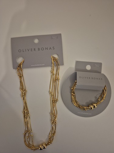 New oliver bonas gold necklace - bonas,