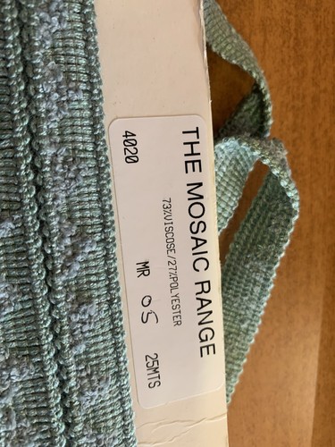 Duck egg upholstery - duck, braid