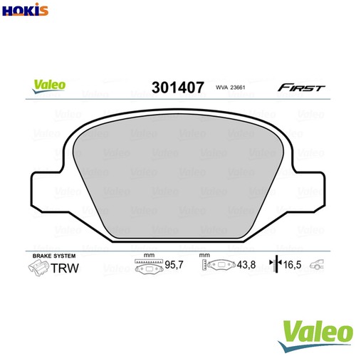 Brake pad set disc - set,
