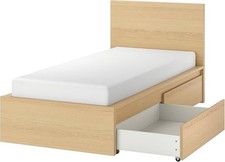 IKEA Malm Oak Single Bed 2