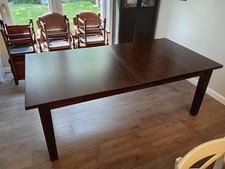 IKEA Stornas Dining Table in Dark Brown with Extension Leaf ~VGC