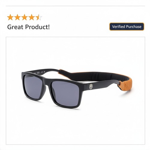 Floating eyewear retainer - floating,