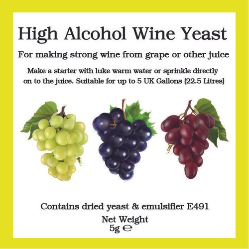 High alcohol wine yeast - high,