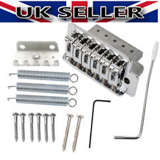 For Fender Stratocaster Strat Electric Guitar Parts Chrome Tremolo Bridge System