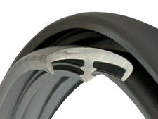 100mDouble Lipped 15-18mm Dark Grey Knock On Campervan T-Trim for Camper Plywood