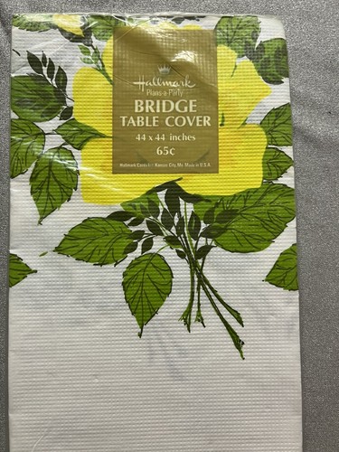 Vintage hallmark white yellow - vintage,