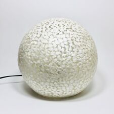 COLLECTIVISTE White Capiz Shell ELARA Round Globe Table Lamp/Light (1 of 2)