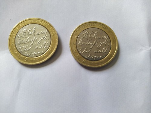 Robert burn coins flawed - £2,
