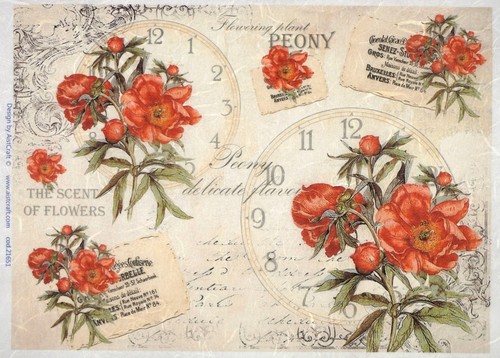 Rice paper for decoupage - a4,