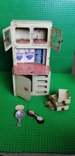 vintage tin plate kitchen larder , plus contents , unbranded.