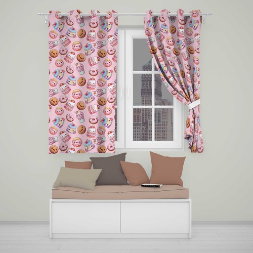 Blackout eyelet curtains - eyelet,