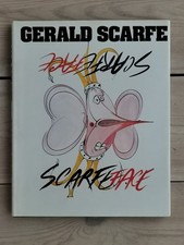 Scarfe Face / Scarfeface by Gerald Scarfe. SIGNED. Hardback. 1993. Cartoons. 