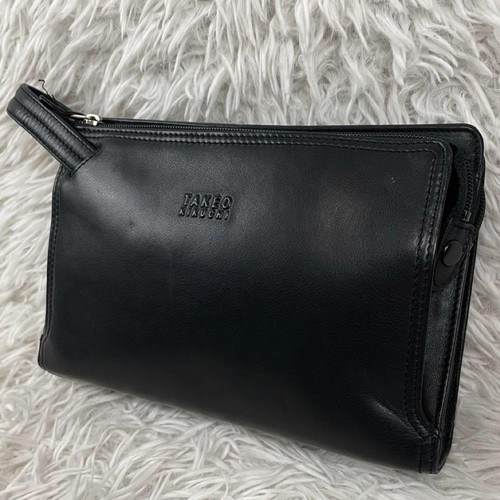 Takeo kikuchi leather clutch - leather,
