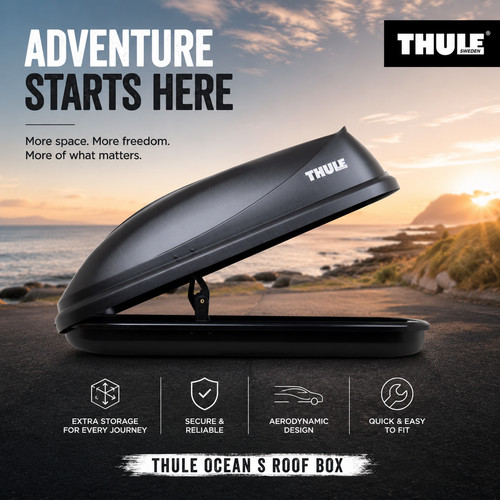 Thule ocean roof box black - ocean, s