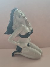 TERRIFIC ART DECO 1930 STYLE "BATHING BEAUTY PIN- UP"  PORCELAIN FIGURINE  DOLL