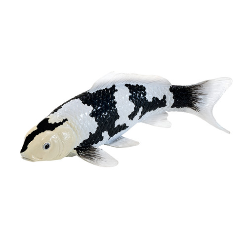 Realistic shiro utsuri koi - utsuri,