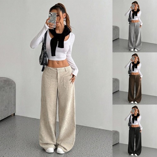 Women corduroy sports pants - women,