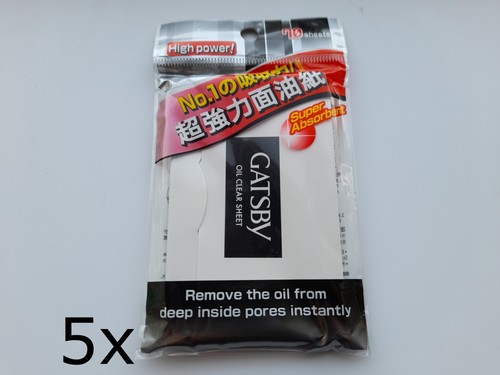 5x70sheets gatsby oil clear - gatsby,