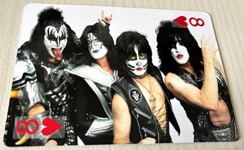 Kiss rockstar playing - playing, card