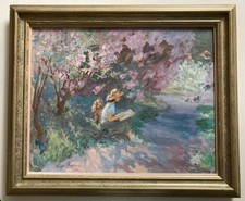 Vintage Oil Painting Woodland