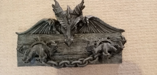 Dragon key holder wall - dragon,