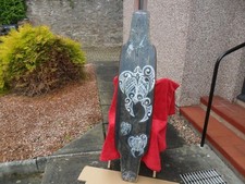 Massive longboard deck  54 x 12" / Art work by Joe Rusbridge one of one in UK