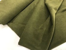 premium quality suede lycra faux fabric ,olive  colour suiting MATERIAL